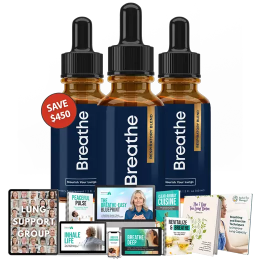 Breathe 3-bottle pack is the most popular choice for 90-day breathing support.
