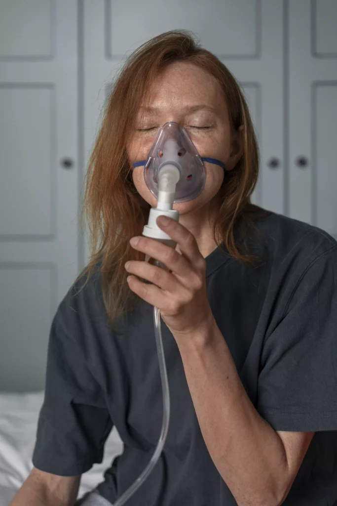 Breathe is ideal for people struggling with breathing, shown through common symptoms like coughing, tiredness, and inhaler use.